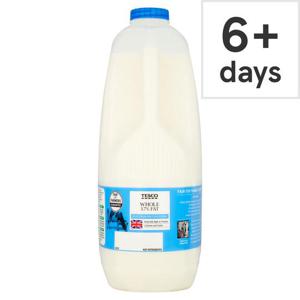 Tesco Whole Milk 3.408L/6 Pints