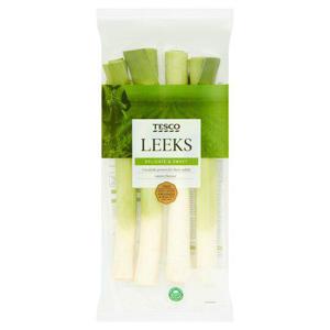 Tesco Pre-Packed Leeks 500G