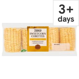 Tesco Sweetcorn Cobettes 4 Pack