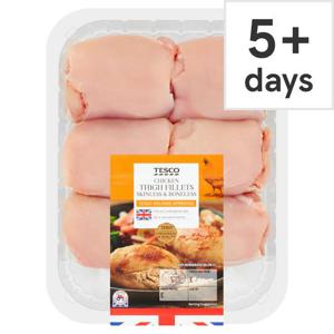 Tesco British Chicken Thigh Fillets 600G