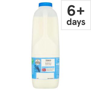 Tesco Whole Milk 2 Pints/1.13L