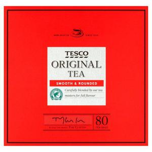 Tesco 80 Teabags 250G