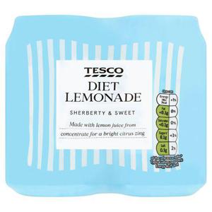 Tesco Diet Lemonade 4X330ml