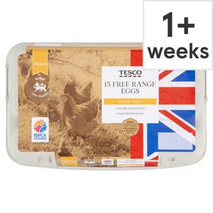 Tesco Mixed Sized Free Range Eggs 15 Pack