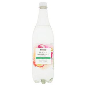 Tesco Peach & Passion Fruit Sparkling Water 1L