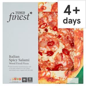 Tesco Finest Italian Spicy Salami Pizza 405G