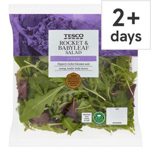 Tesco Peppery Babyleaf Rocket Salad 90G