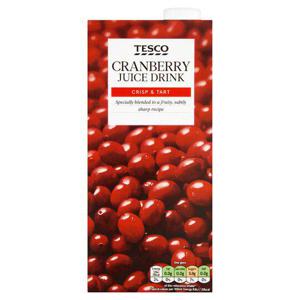 Tesco Cranberry Juice Drink 1L