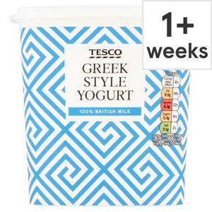 Tesco Greek Style Natural Yogurt 1Kg