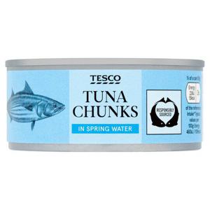 Tesco Tuna Chunks In Spring Water 145G