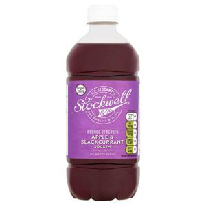 Stockwell & Co Apple & Blackcurrant No Added Sugar Squash 750Ml