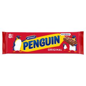 Mcvities Penguin Milk Chocolate Biscuit 8 Pack 196.8G