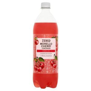 Tesco Sparkling Morello Cherry Lemonade 1L