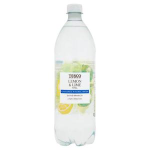 Tesco Lemon & Lime Still Flavoured Water 1Ltr