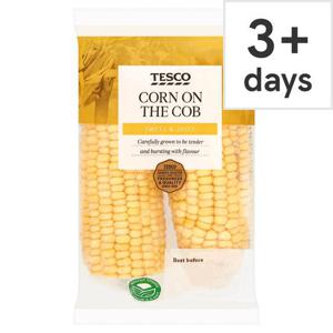 Tesco Corn On The Cob Twinpack