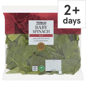 Tesco Baby Spinach 220G