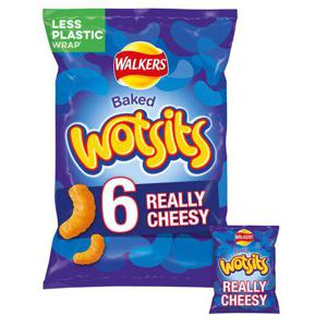 Walkers Wotsits Cheese Snacks 6X16.5G