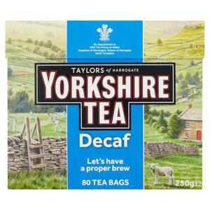 Yorkshire Tea Decaffeinated 80 Teabags 250G