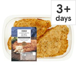 Tesco Lightly Dusted Plaice Fillets 265G