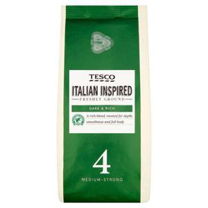 Tesco Italian Inspired Blend Ground Coffee 227G