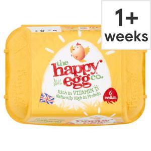 Happy Egg Co Medium Free Range Eggs 6 Pack