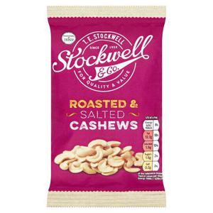 Stockwell & Co Roasted & Salted Cashews 125G