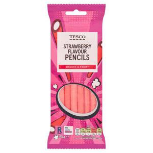 Tesco Strawberry Pencils 75G