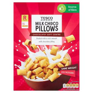 Tesco Pillows With Milk Chocolate Filling 375G