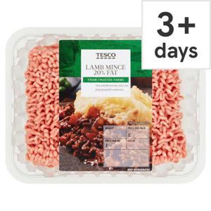 Tesco British Lamb Mince 20% Fat 500G