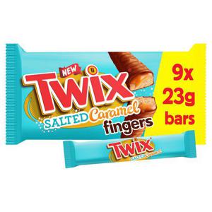 Twix Salted Caramel Fingers 9 X 23G