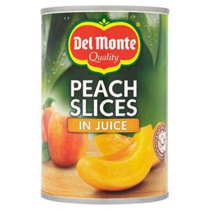 Del Monte Peach Slices In Juice 415G