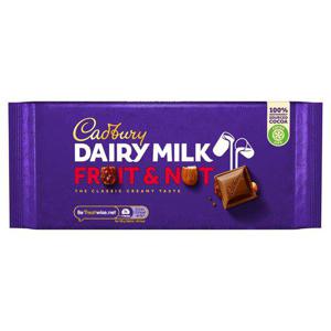 Cadbury Dairy Milk Fruit & Nut Chocolate Bar 200G