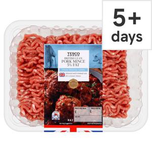 Tesco Pork Lean Mince 5% Fat 500G