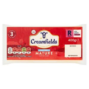 Creamfields Lighter Mature Cheese 400G