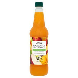 Tesco Apple & Mango High Juice 1Ltr