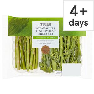 Tesco Asparagus & Tenderstem Broccoli 190G