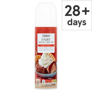 Tesco Original Real Dairy Spray Cream 250G