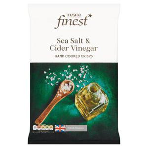 Tesco Finest Sea Salt Cider And Vinegar Crisps