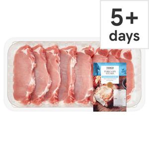 Tesco Pork Loin Steaks 960G