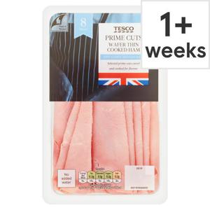 Tesco British Pork Wafer Thin Cooked Ham 125G