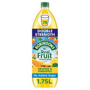 Robinsons Orange & Pineapple Concentrate Double No Added Sugar 1.75L