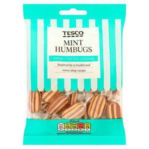 Tesco Sweet Shop Mint Humbugs 200G