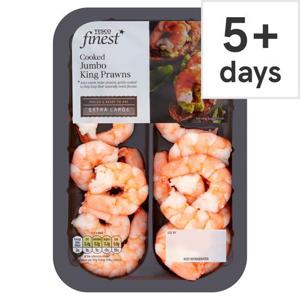 Tesco Finest Cooked Jumbo King Prawns 150G