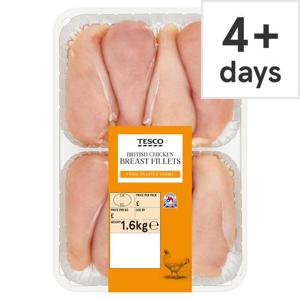 Tesco Large Chicken Fillet Pack 1.6Kg