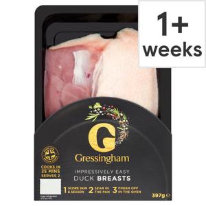 Gressingham Food Duck Breast Fillets 397G