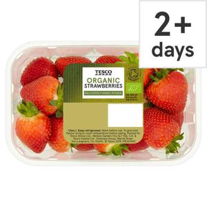 Tesco Organic Strawberries 300G