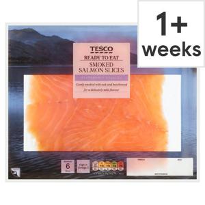 Tesco Smoked Salmon Slices 180G