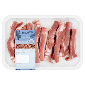 Tesco Pork Ribs 700G