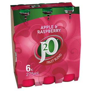 J20 Apple & Raspberry 275Ml X 6