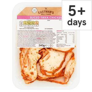 Eastman's Sliced Cooked Chicken Tikka 240G